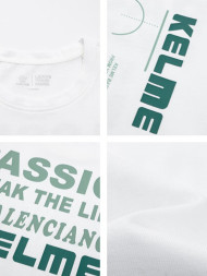 Футболка KELME Round Neck Short Sleeve T-Shirt White