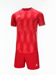 Футбольная форма KELME Short-Sleeved Football Suit Red