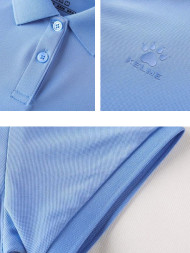 Футболка-поло KELME Short Sleeve Polo Shirt Light Blue