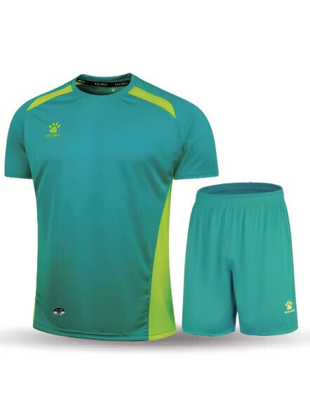 Футбольная форма KELME Short Sleeve Football Set Teal