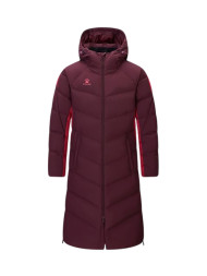 Пуховик KELME Long Down Jacket Burgundy
