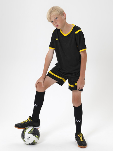 Детская футбольная форма FN Spirit Kid (Black/Gold)