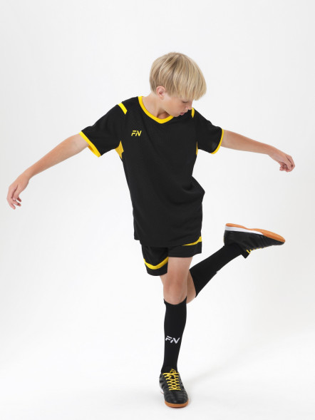 Детская футбольная форма FN Spirit Kid (Black/Gold)