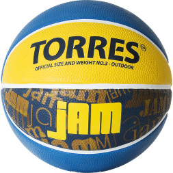 Мяч баскетбольный TORRES Jam, B02043, р.3