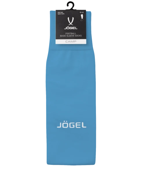 Гольфы футбольные JOGEL CAMP BASIC SLEEVE SOCKS, голубой/белый