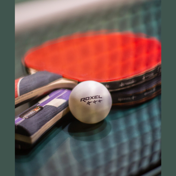 Мяч для настольного тенниса Roxel 3* Prime, белый, 6 шт.