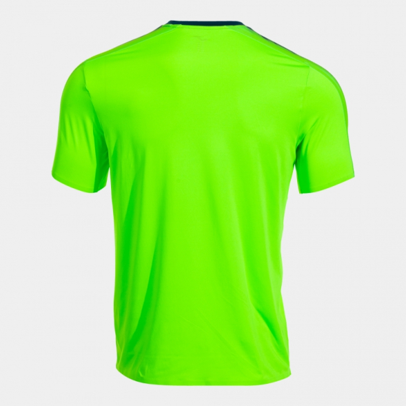 CAMISETA MANGA CORTA ELITE XI VERDE FLUOR MARINO