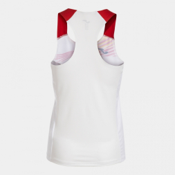 CAMISETA TIRANTES ELITE X BLANCO ROJO