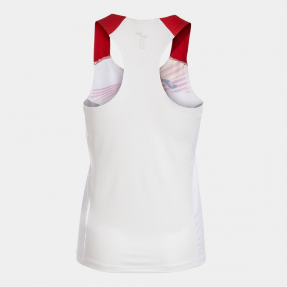 CAMISETA TIRANTES ELITE X BLANCO ROJO