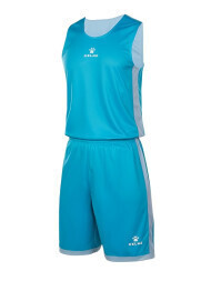 Баскетбольная форма KELME Double-Sided Basketball Uniform Light Blue
