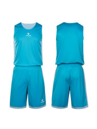 Баскетбольная форма KELME Double-Sided Basketball Uniform Light Blue