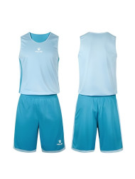 Баскетбольная форма KELME Double-Sided Basketball Uniform Light Blue