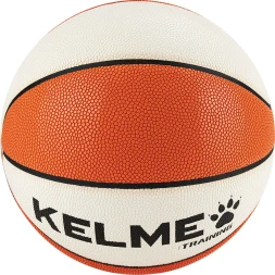 Мяч баскетбольный KELME Hygroscopic Basketball (White/Orange)