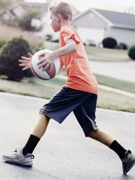Мяч баскетбольный KELME Hygroscopic Basketball (White/Orange)