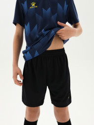 Детская футбольная форма KELME Short-Sleeved Football Suit (Dark Blue/Black)