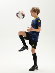 Детская футбольная форма KELME Short-Sleeved Football Suit (Dark Blue/Black)