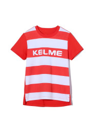 Детская футболка KELME Boys Short Sleeve T-Shirt (Red/White)