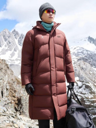 Пуховик KELME Long Down Jacket Red