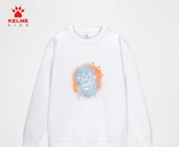 Детский свитшот KELME Round Neck Sweater White