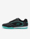 Детские шиповки FN Core  Kid (TF) (Black/Teal)