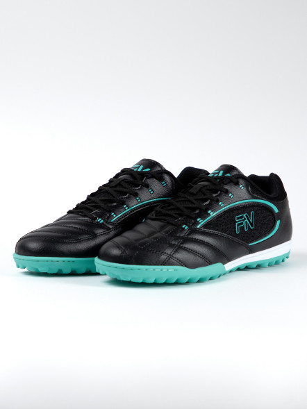 Детские шиповки FN Core  Kid (TF) (Black/Teal)