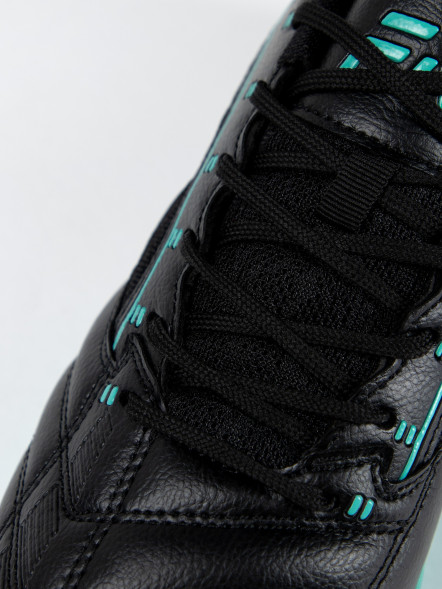 Детские шиповки FN Core  Kid (TF) (Black/Teal)
