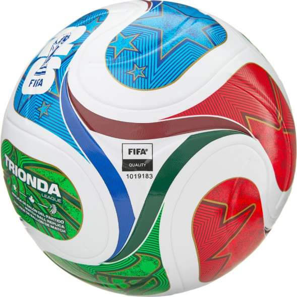 Мяч футб  ADIDAS WC26 Trionda League BOX, JD8045, р 5, 4пан, FIFA Quality,ТПУ, термосш, мультиколор