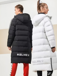 Пуховик KELME Hooded Long Jacket Black