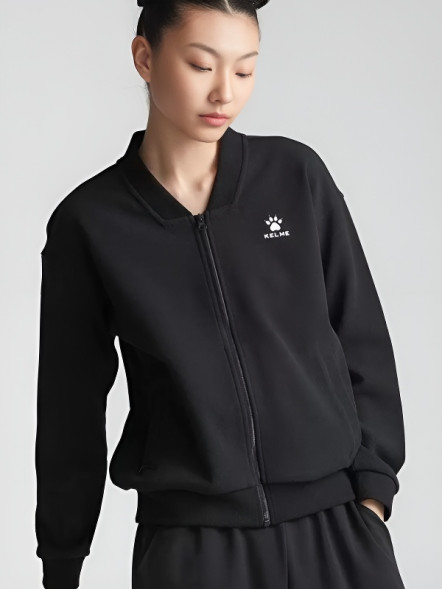 Бомбер KELME Knitted Coat Black