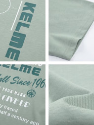 Футболка KELME Round Neck Short Sleeve T-Shirt Green