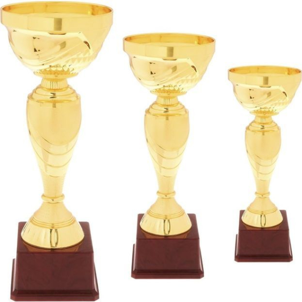 Кубок 120В, зол., подставка пластик, 33,5 × 12 × 10,5 см