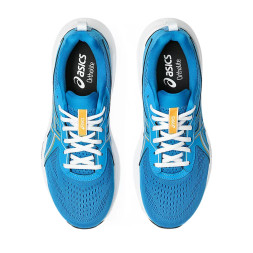 Кроссовки бег. ASICS Gel-Contend 9 1011B881 408, р.7 (рос.39),кожзам,текстиль,резина,синий