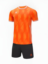 Футбольная форма KELME Short-Sleeved Football Suit (Orange/Dark Grey)