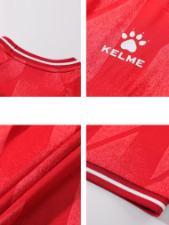 Футбольная форма KELME Short-Sleeved Football Suit Red
