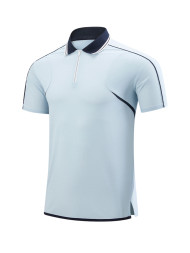 Футболка KELME Short-sleeved Polo Shirt Light Blue
