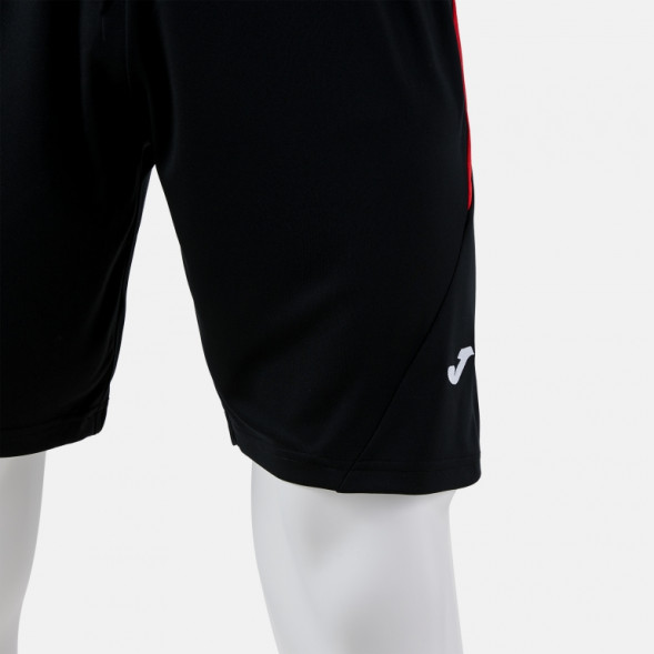 Игровые шорты JOMA TOKIO II ЧЕРНЫЙ КРАСНЫЙ