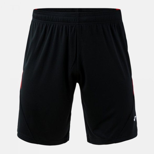 Игровые шорты JOMA TOKIO II ЧЕРНЫЙ КРАСНЫЙ