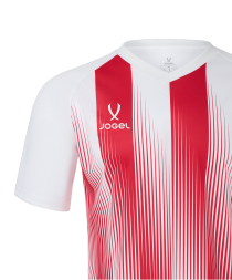 Футболка игровая JOGEL CAMP Striped Jersey, красный/белый