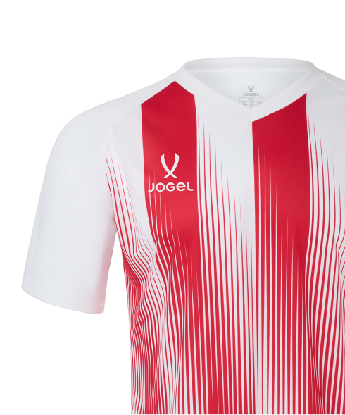 Футболка игровая JOGEL CAMP Striped Jersey, красный/белый