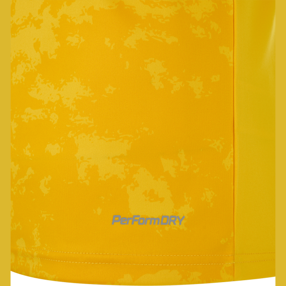 Футболка вратарская JOGEL DIVISION PerFormDRY SPLASH GK Jersey, желтый, детский