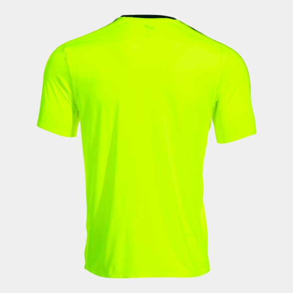 CAMISETA MANGA CORTA ELITE XI AMARILLO FLÚOR NEGRO