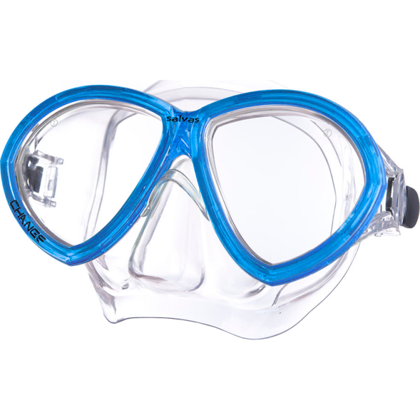 Маска для плавания SALVAS Change Mask CA195C2TNSTH, размер взрослый, черная
