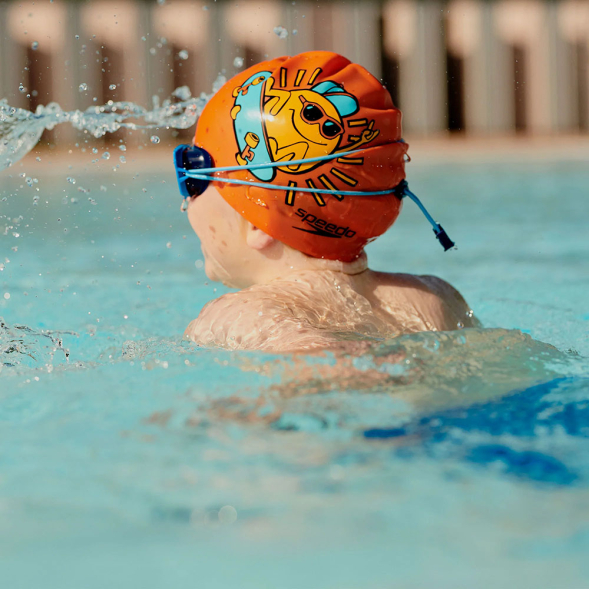 Шапочка для плавания детская SPEEDO Boom Silicone Cap Jr,8-0838615954, силикон