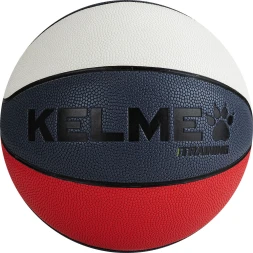 Мяч баскетбольный KELME PU Leather Basketball (White/Dark Blue)