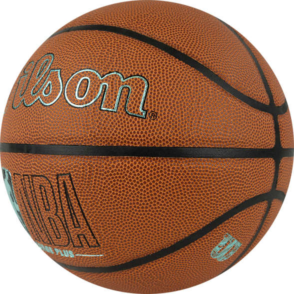 Мяч баск  WILSON NBA Forge Plus Eco BSKT, WZ2010901XB6, р 6, PU, бутиловая камера, коричневый