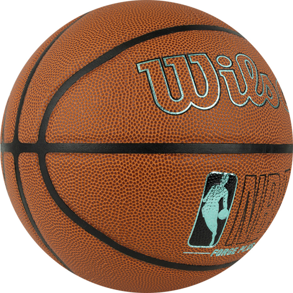 Мяч баск  WILSON NBA Forge Plus Eco BSKT, WZ2010901XB6, р 6, PU, бутиловая камера, коричневый