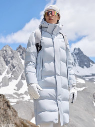 Пуховик KELME Long Down Jacket Grey