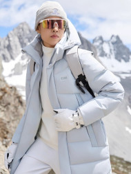 Пуховик KELME Long Down Jacket Grey