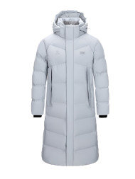 Пуховик KELME Long Down Jacket Grey