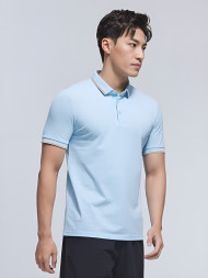 Футболка KELME Short Sleeve Polo Light Blue